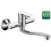 Bruckner Baron Eco dřezová baterie nástěnná 6 l/min 150 mm chrom 612.015.12