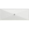 GSI Extra Flat obdélníková sprchová vanička 200 x 80 x 2 cm keramika bílá mat 46200809