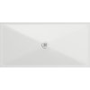 GSI Extra Flat obdélníková sprchová vanička 180 x 90 x 2 cm keramika bílá mat 46180909
