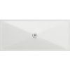 GSI Extra Flat obdélníková sprchová vanička 180 x 80 x 2 cm keramika bílá mat 46180809