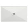 GSI Extra Flat obdélníková sprchová vanička 140 x 80 x 2 cm keramika bílá mat 46140809