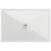 GSI Extra Flat obdélníková sprchová vanička 120 x 80 x 2 cm keramika bílá mat 46120809