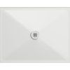 GSI Extra Flat obdélníková sprchová vanička 100 x 80 x 2 cm keramika bílá mat 46100809