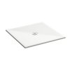 GSI Extra Flat čtvercová sprchová vanička 90 x 90 x 2 cm keramika bílá mat 46090909