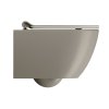 GSI Pura závěsná wc mísa Swirlflush 36 x 50 cm keramika tortora dual-mat šedá 881605