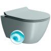 GSI Pura závěsná wc mísa Swirlflush 36 x 50 cm keramika ghiaccio dual-mat modrá 881615
