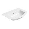 GSI Pura obdélníkové umyvadlo Slim 62 x 48 cm bez otvoru pro baterii s přepadem keramické bílá ExtraGlaze 8827011
