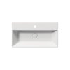 GSI Kube X obdélníkové umyvadlo 70 x 37 cm s otvorem pro baterii s přepadem keramické bílá mat 9455109