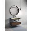 GSI Pura obdélníkové umyvadlo slim 102 x 46 cm s otvorem pro baterii s přepadem keramické bílá ExtraGlaze 8886111