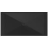 GSI Extra Flat obdélníková sprchová vanička 180 x 90 x 2 cm keramika černá mat 46180926
