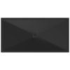 GSI Extra Flat obdélníková sprchová vanička 160 x 80 x 2 cm keramika černá mat 46160826