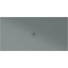 GSI Extra Flat obdélníková sprchová vanička 160 x 80 x 2 cm keramika agave mat zelená 46160804