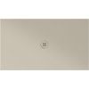 GSI Extra Flat obdélníková sprchová vanička 140 x 80 x 2 cm keramika creta mat béžová 46140808