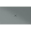 GSI Extra Flat obdélníková sprchová vanička 140 x 80 x 2 cm keramika agave mat zelená 46140804