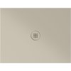 GSI Extra Flat obdélníková sprchová vanička 90 x 70 x 2 cm keramika creta mat béžová 46090708