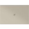 GSI Extra Flat obdélníková sprchová vanička 120 x 80 x 2 cm keramika creta mat béžová 46120808