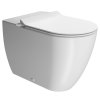 GSI Pura wc mísa kombi 36 x 63 cm Swirlflush spodní/zadní odpad keramika bílá dual-mat 880609