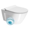 GSI Norm závěsná wc mísa 36 x 55 cm GeniusFlush keramika bílá ExtraGlaze 862111