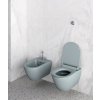 GSI Pura bidet závěsný 55 x 36 cm keramika ghiaccio mat modrá 8865115