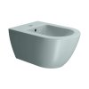 GSI Pura bidet závěsný 55 x 36 cm keramika ghiaccio mat modrá 8865115