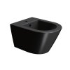 GSI Kube X bidet závěsný 36 x 50 cm keramika černá mat 9464126