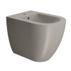 GSI Pura Big bidet stojící 36 x 55 cm keramika tortora mat šedá 8872105
