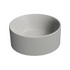 GSI Kube X kulaté umývátko na desku 32 cm keramické cenere mat šedá 943517