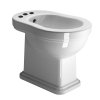 GSI Classic bidet 37 x 54 cm 3 otvory pro baterii keramika bílá ExtraGlaze