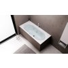 Polysan VIVA B hydromasážní vana 185 x 80 x 47 cm Highline Hydro-Air akrylát chrom bílá 71968.6010
