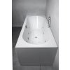 Polysan VIVA B hydromasážní vana 175 x 80 x 47 cm Highline Hydro-Air akrylát chrom bílá 88119.6010