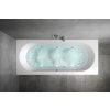 Polysan VIVA B hydromasážní vana 175 x 80 x 47 cm Highline Hydro-Air akrylát chrom bílá 88119.6010