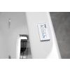 Polysan DUPLA hydromasážní vana obdélníková 180 x 120 x 54 cm Highline Hydro-Air akrylát chrom bílá 13611.6010