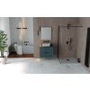 Polysan Banera Square umyvadlo na desku 50 x 36 cm bez otvoru pro baterii bez přepadu litý mramor šedá mat 14596.31