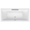 Polysan CASCATA hydromasážní vana obdélníková 185 x 85 x 45 cm kaskáda nerez Active Hydro-Air akrylát chrom bílá 73836.100.2010