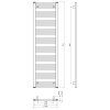 Bruckner Albrecht otopné těleso 600 x 1570 mm černá mat 600.218.6
